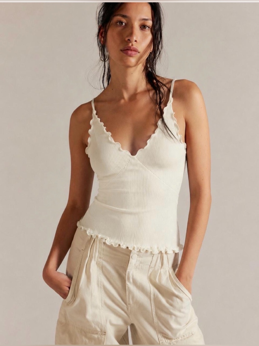 Free People Cami 2 Tank Top,‎ Size XS/S